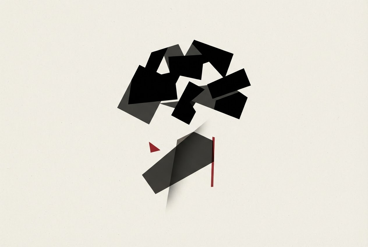 Abstract editorial illustration