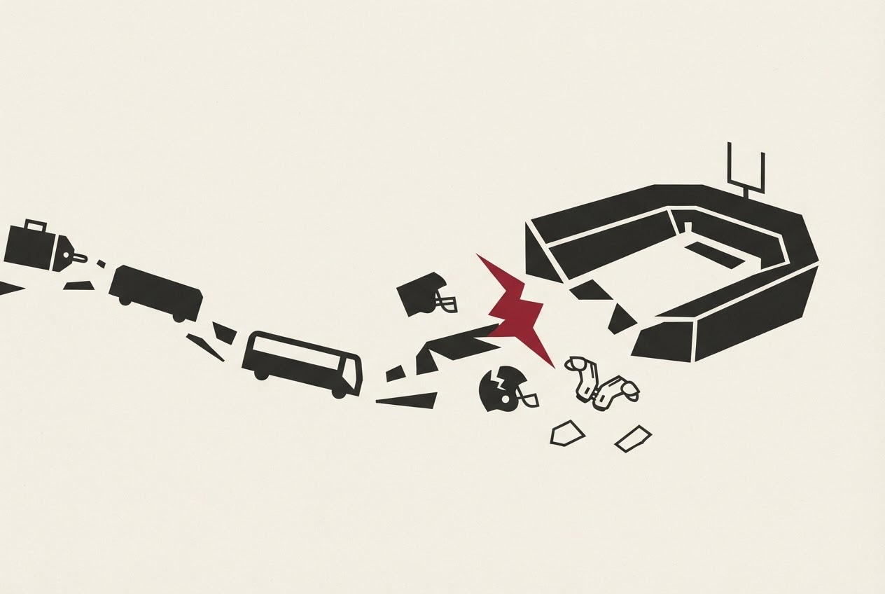 Abstract editorial illustration