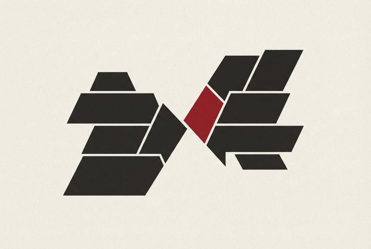 Abstract editorial illustration