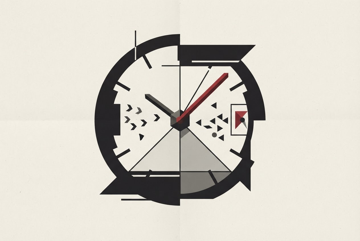 Abstract editorial illustration