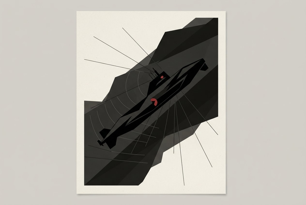 Abstract editorial illustration