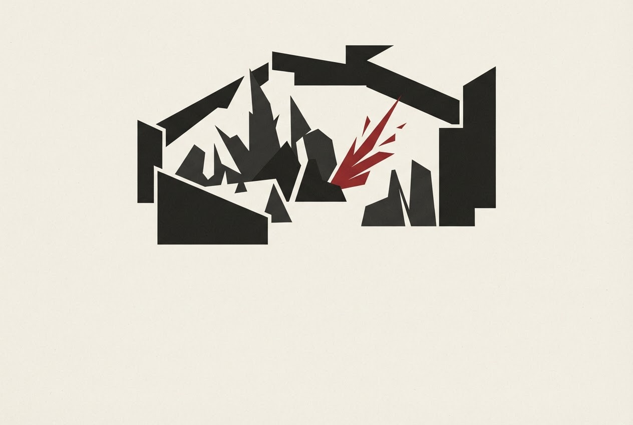 Abstract editorial illustration