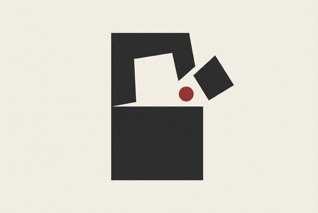 Abstract editorial illustration