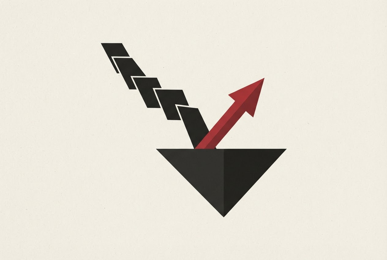 Abstract editorial illustration
