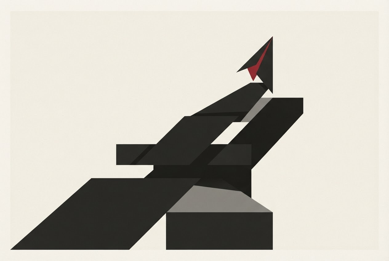 Abstract editorial illustration