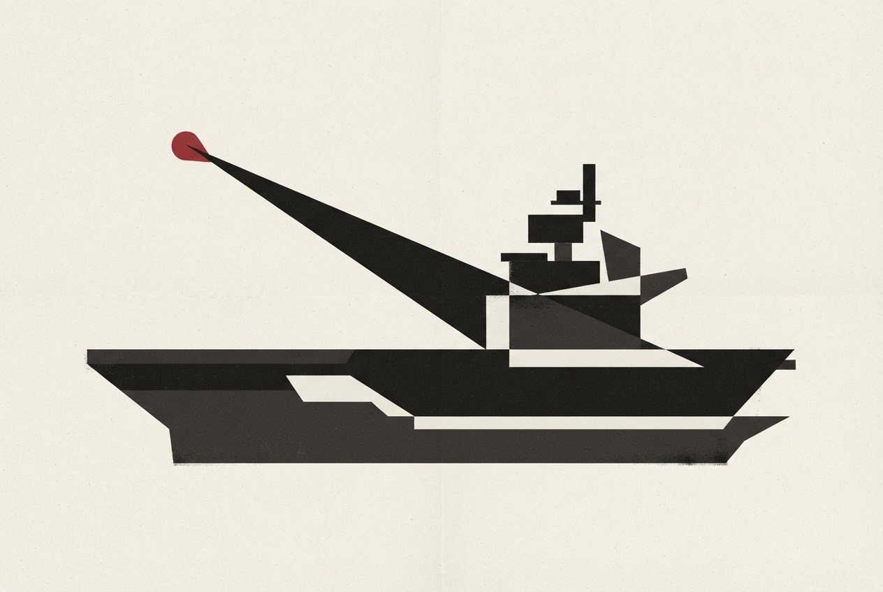 Abstract editorial illustration