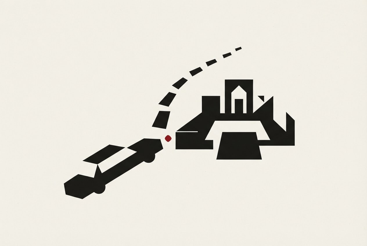Abstract editorial illustration