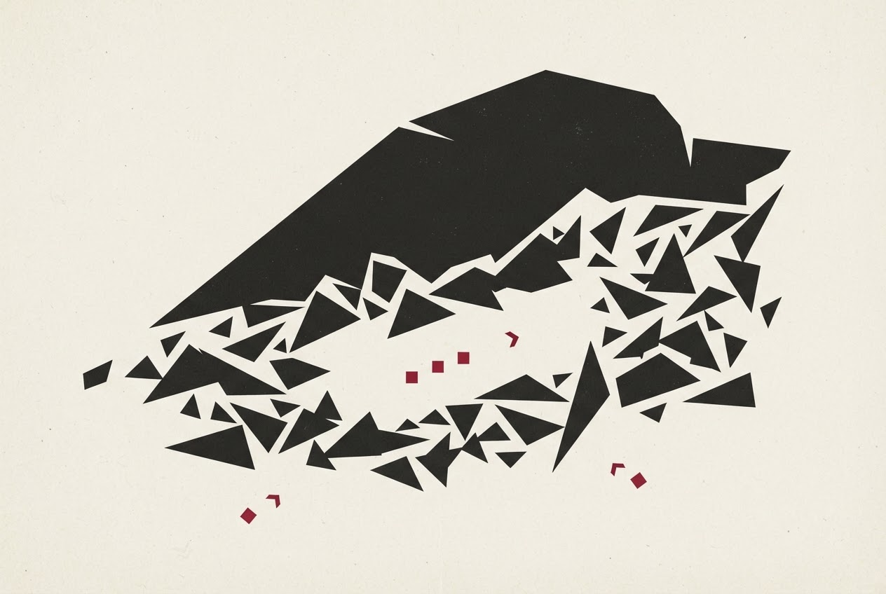 Abstract editorial illustration