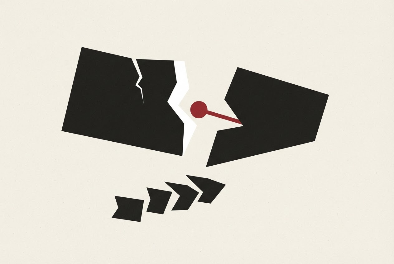 Abstract editorial illustration
