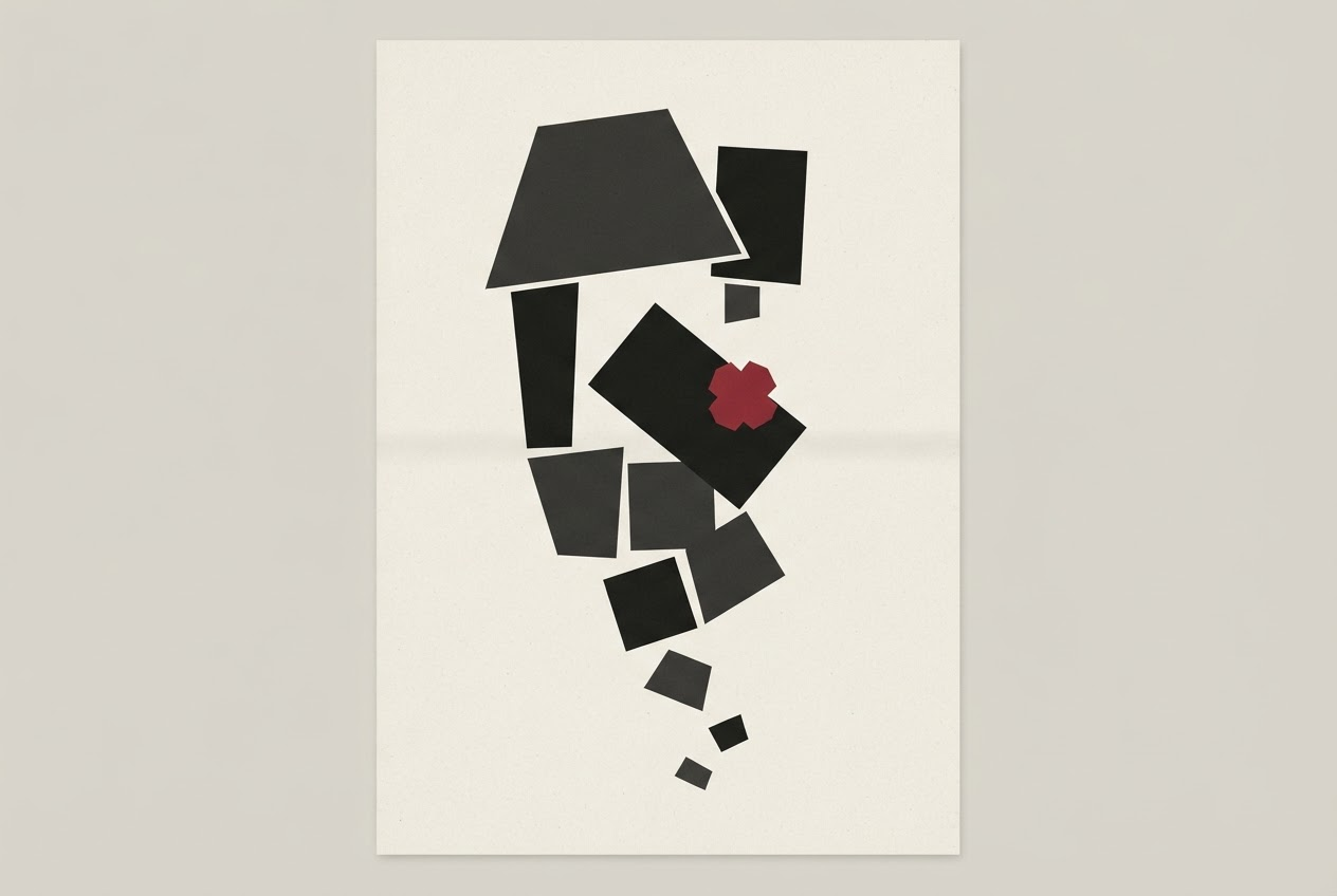 Abstract editorial illustration