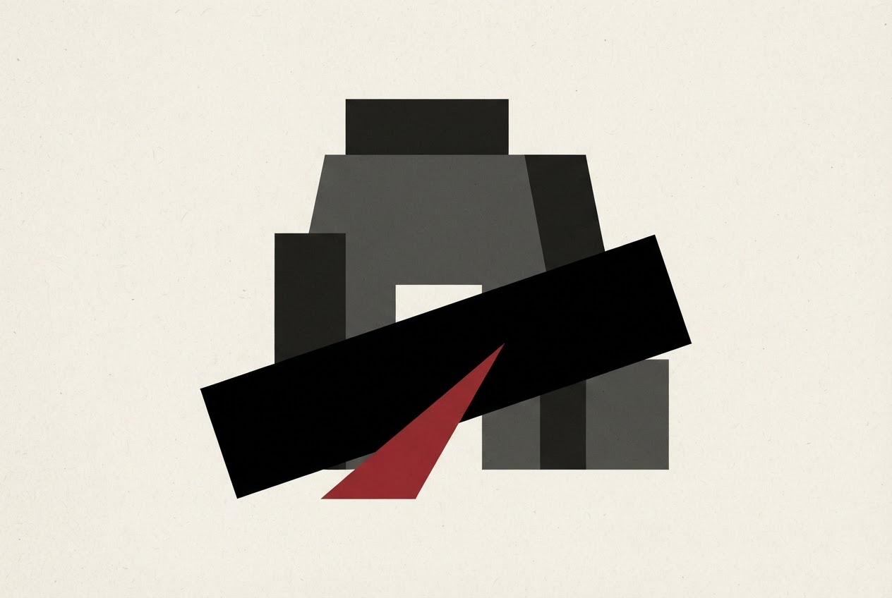 Abstract editorial illustration