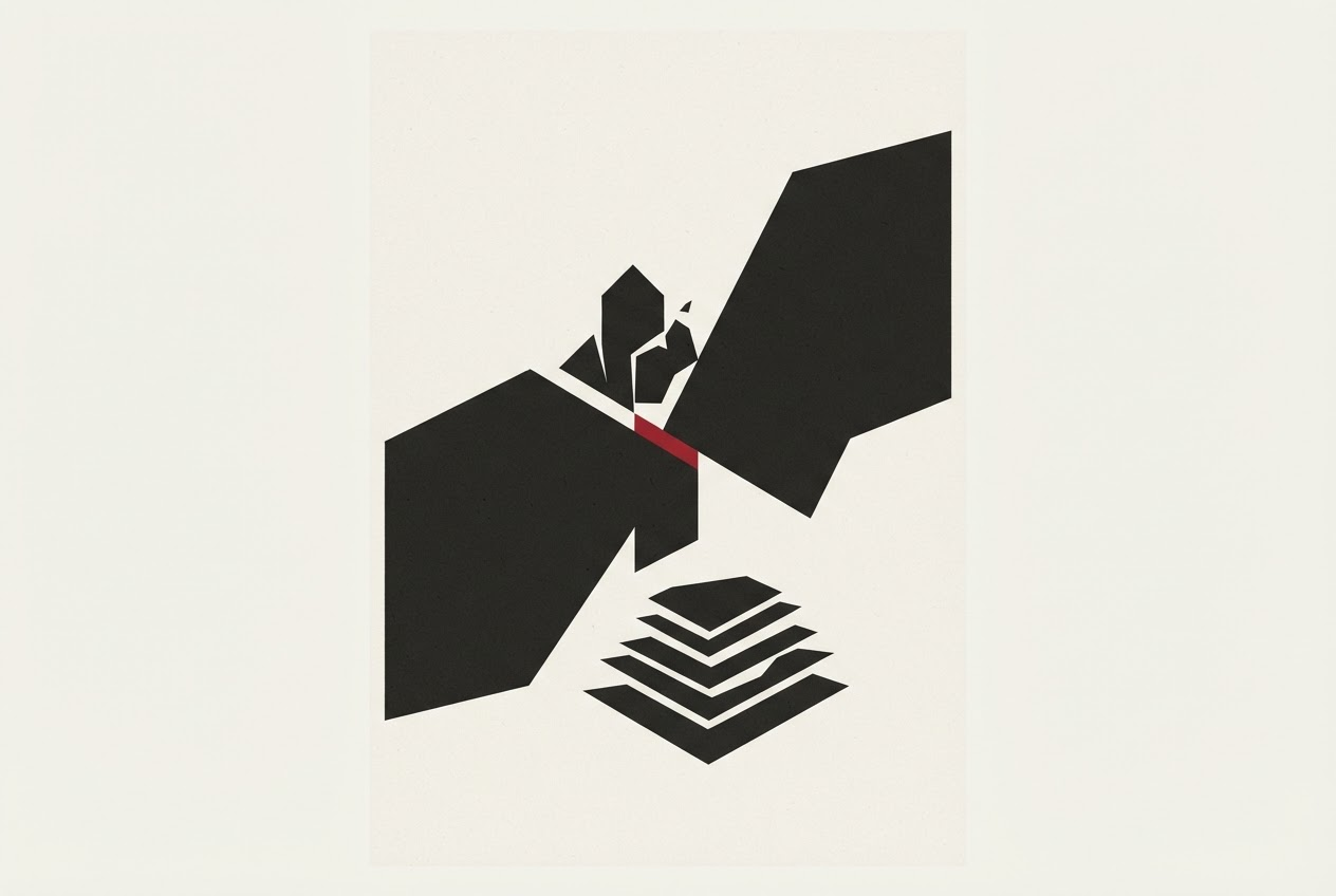 Abstract editorial illustration