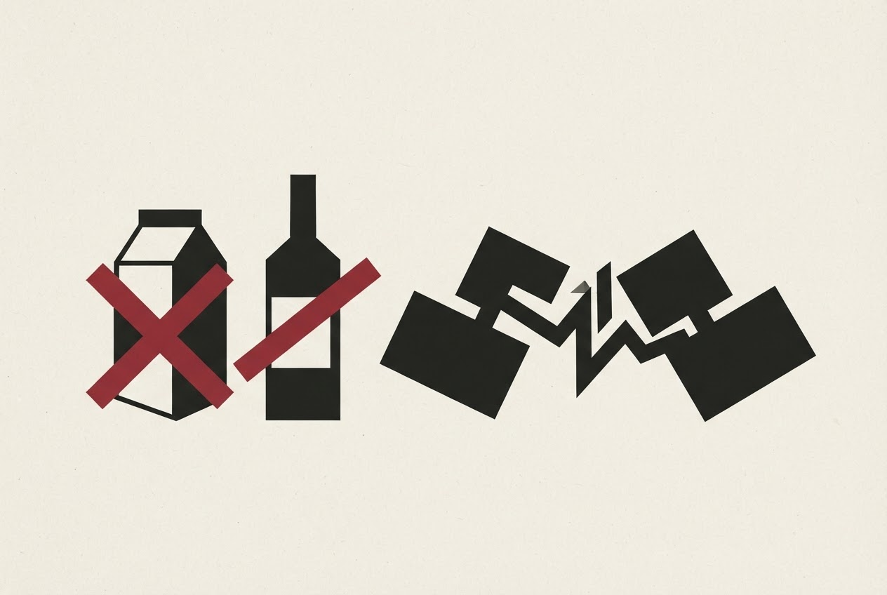 Abstract editorial illustration