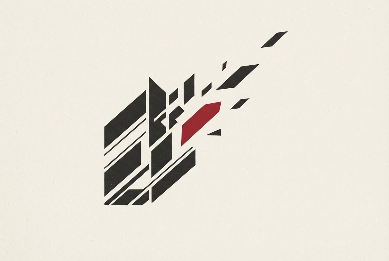 Abstract editorial illustration