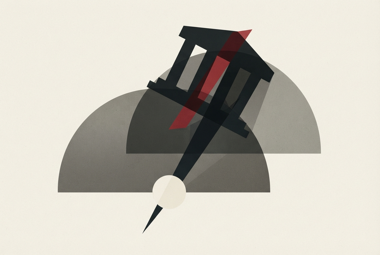 Abstract editorial illustration