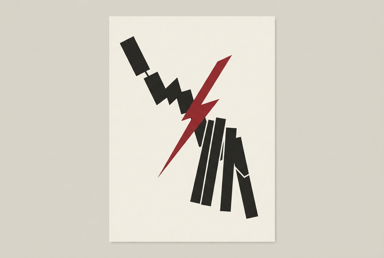 Abstract editorial illustration