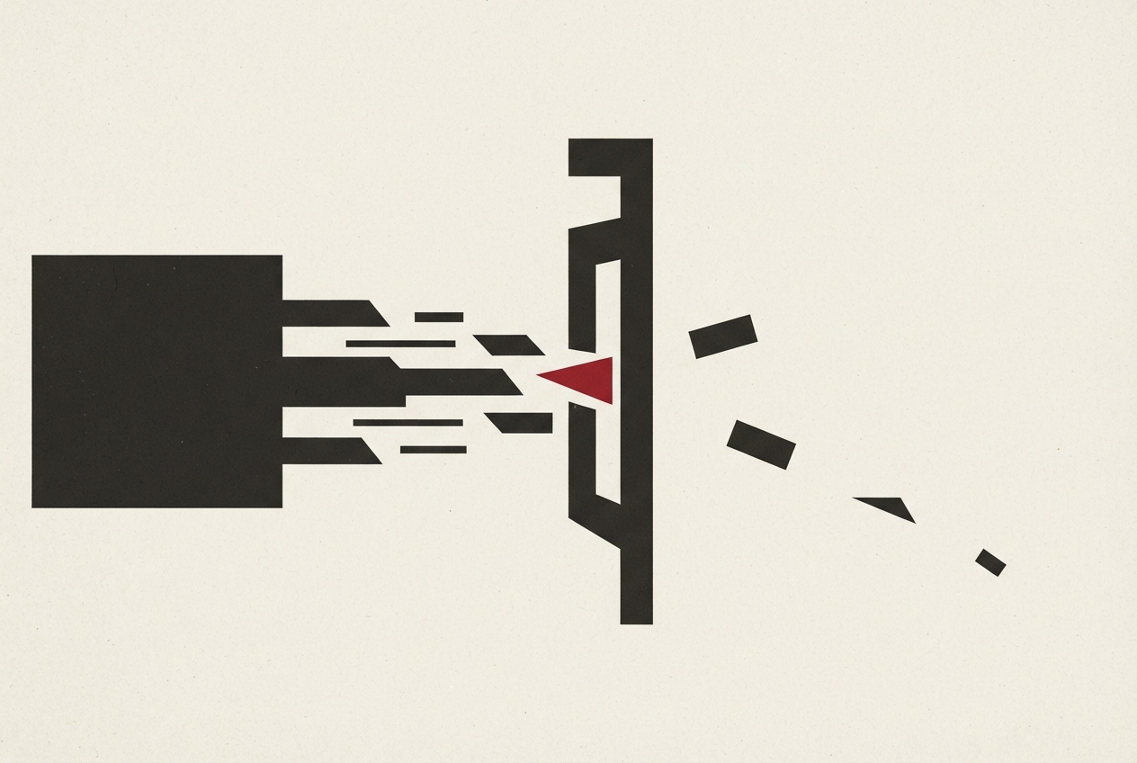 Abstract editorial illustration