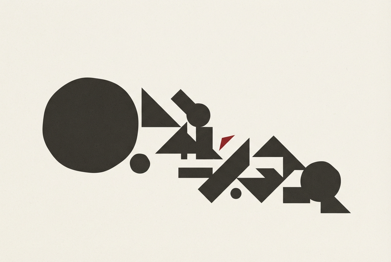 Abstract editorial illustration
