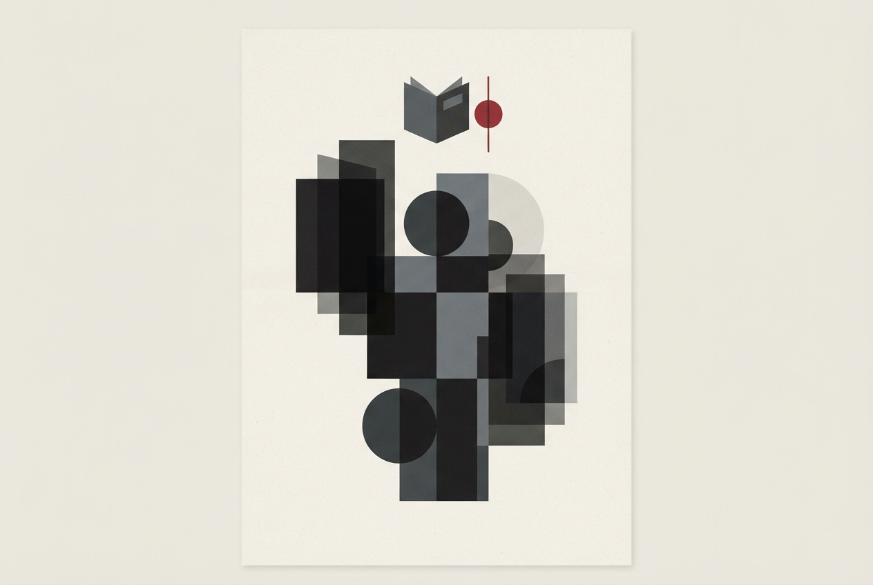 Abstract editorial illustration