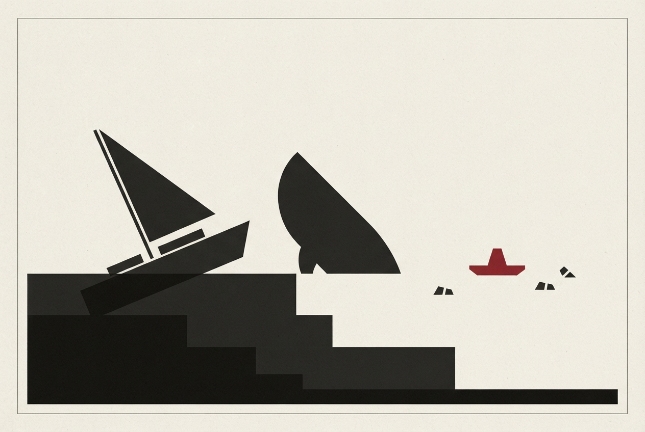 Abstract editorial illustration
