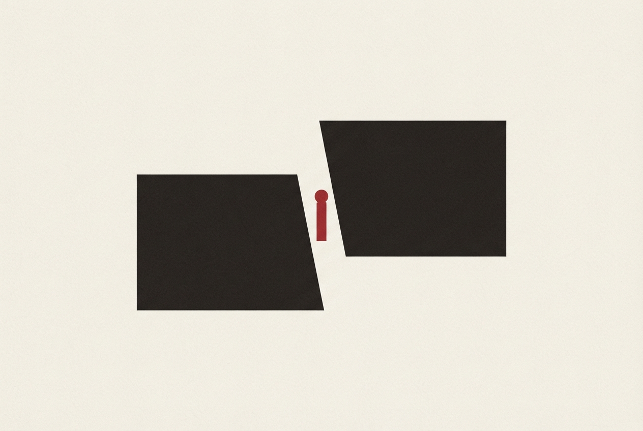 Abstract editorial illustration
