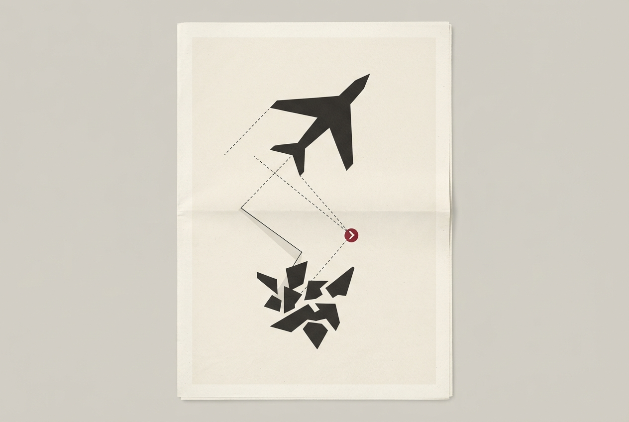 Abstract editorial illustration