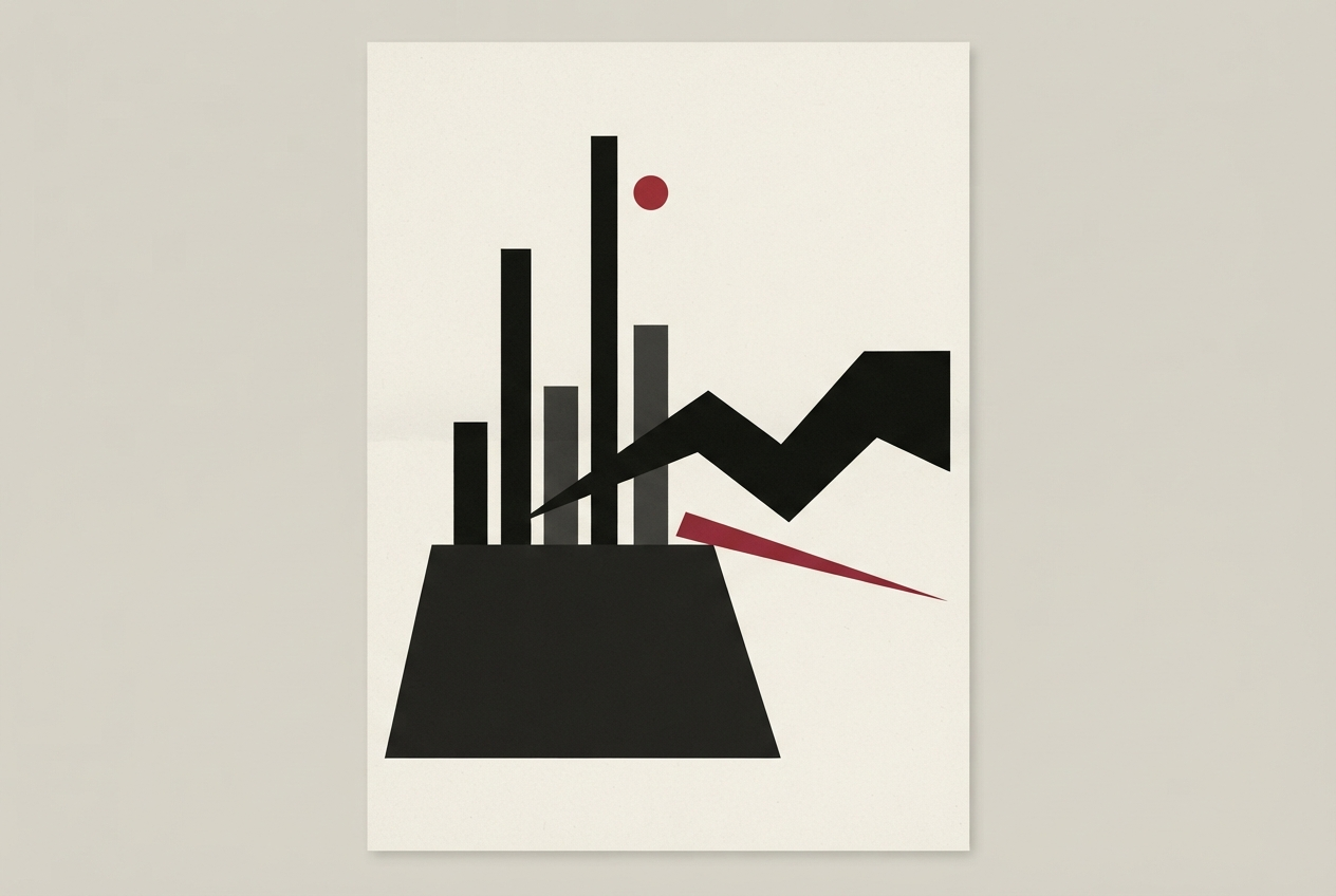Abstract editorial illustration