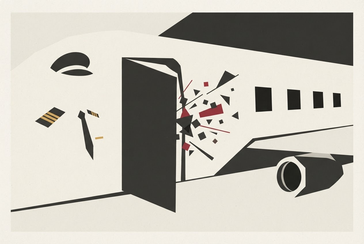 Abstract editorial illustration