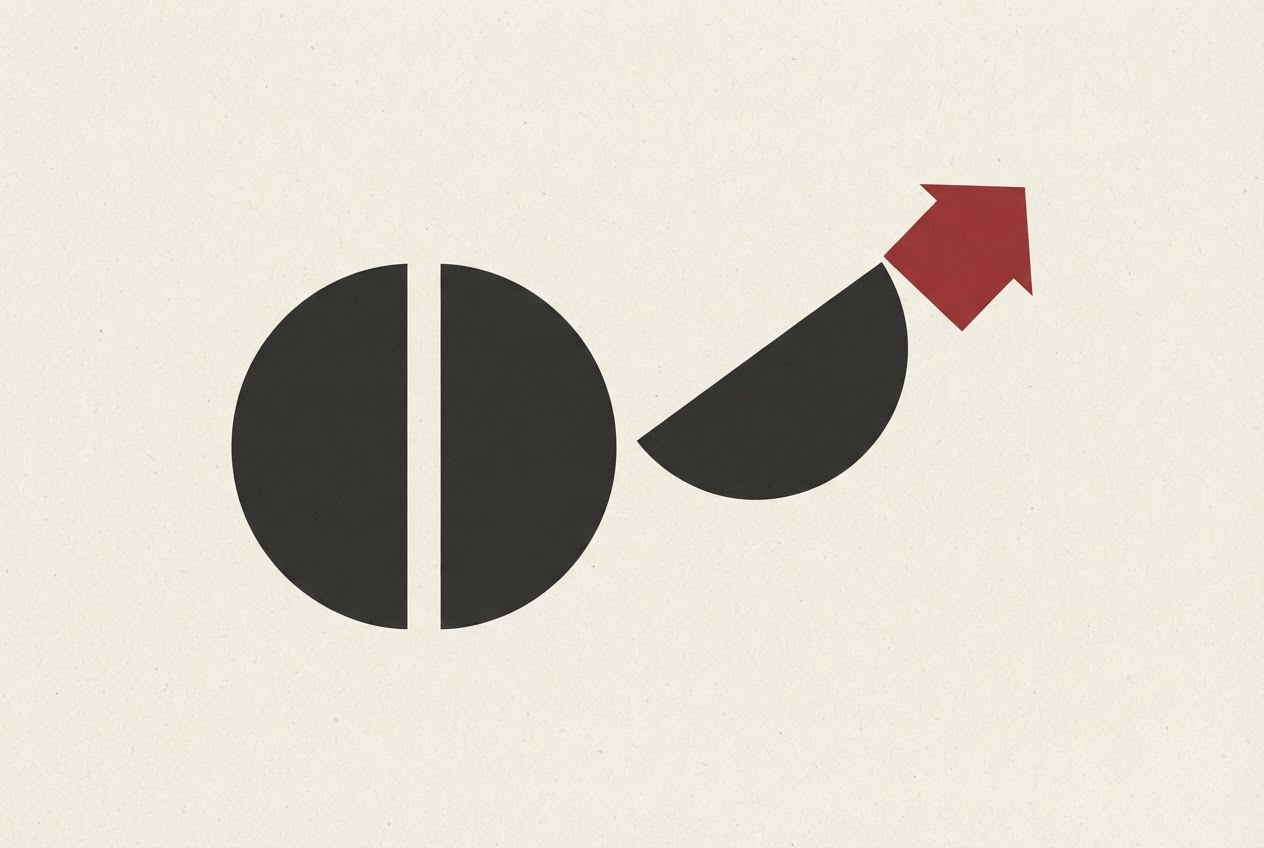Abstract editorial illustration
