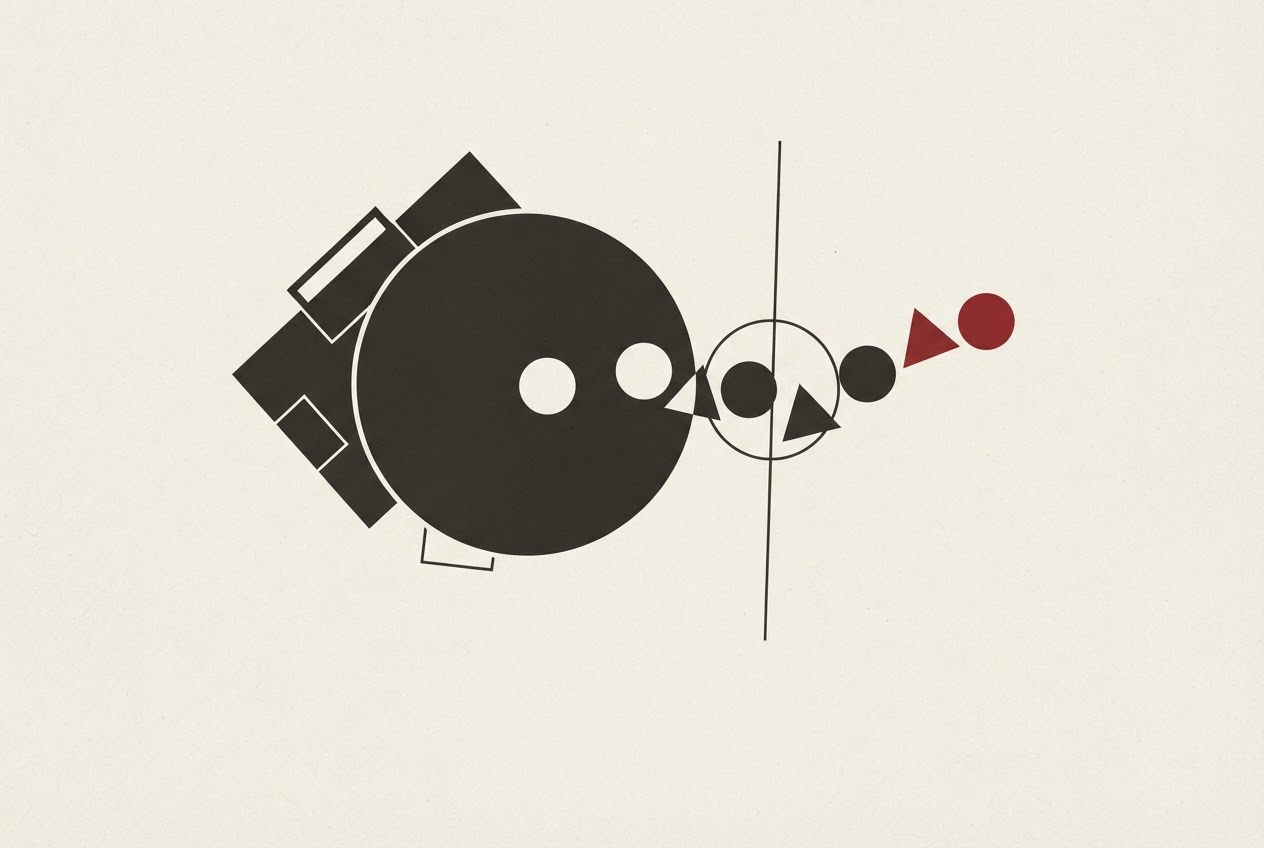 Abstract editorial illustration