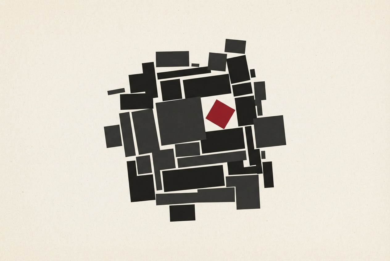 Abstract editorial illustration