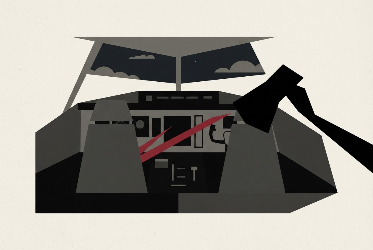 Abstract editorial illustration
