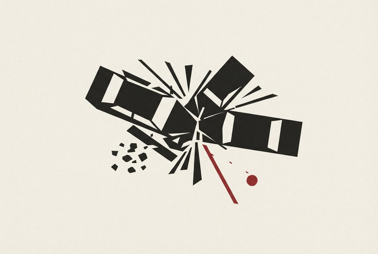 Abstract editorial illustration