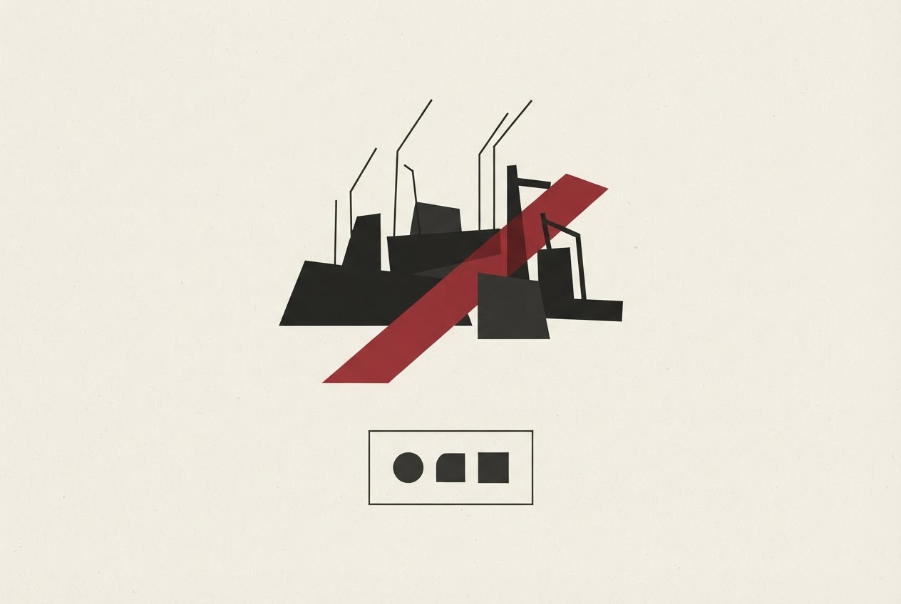 Abstract editorial illustration
