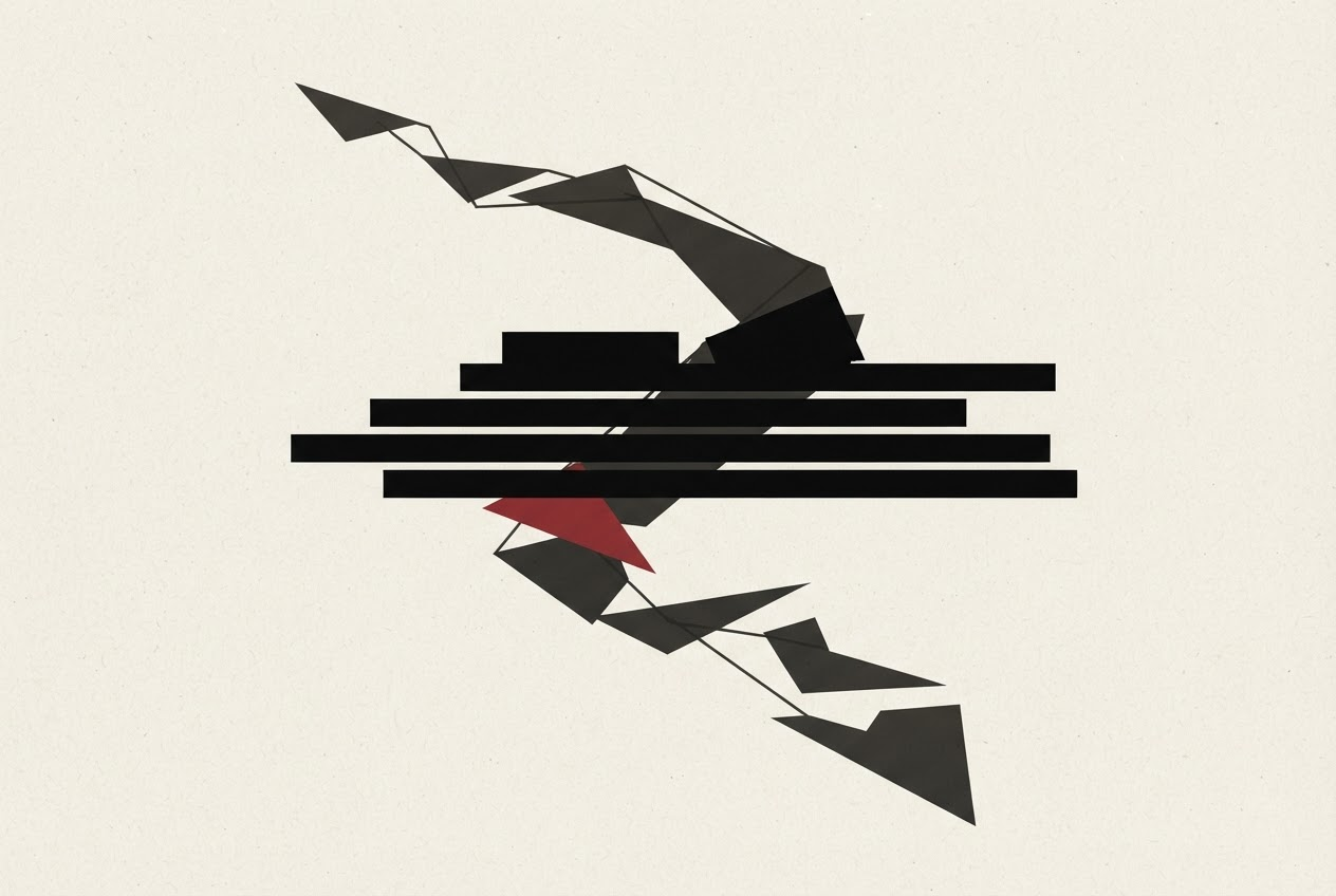 Abstract editorial illustration