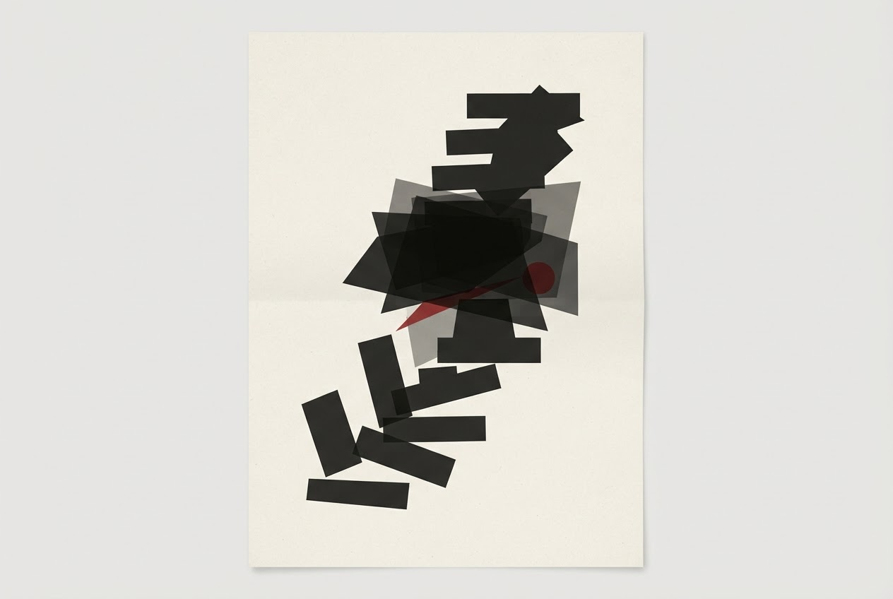 Abstract editorial illustration
