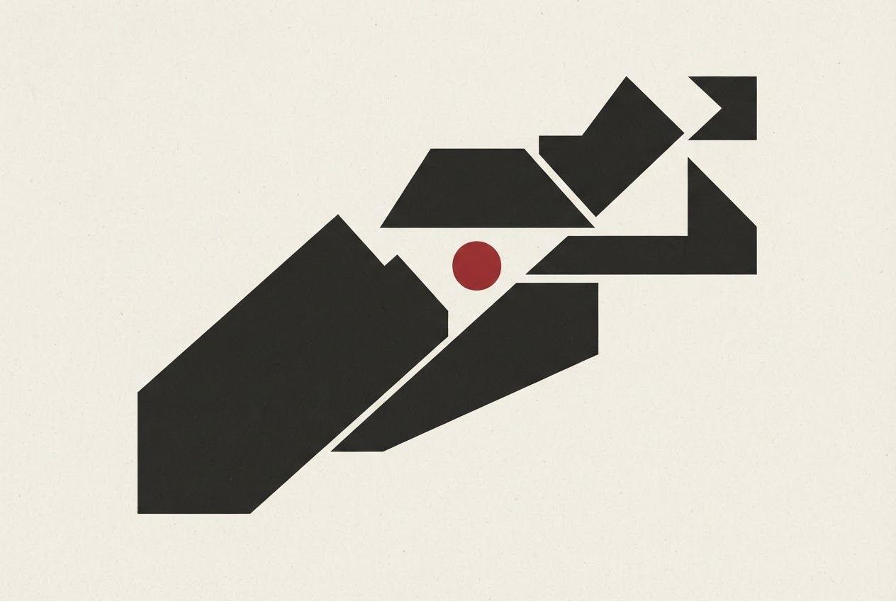 Abstract editorial illustration