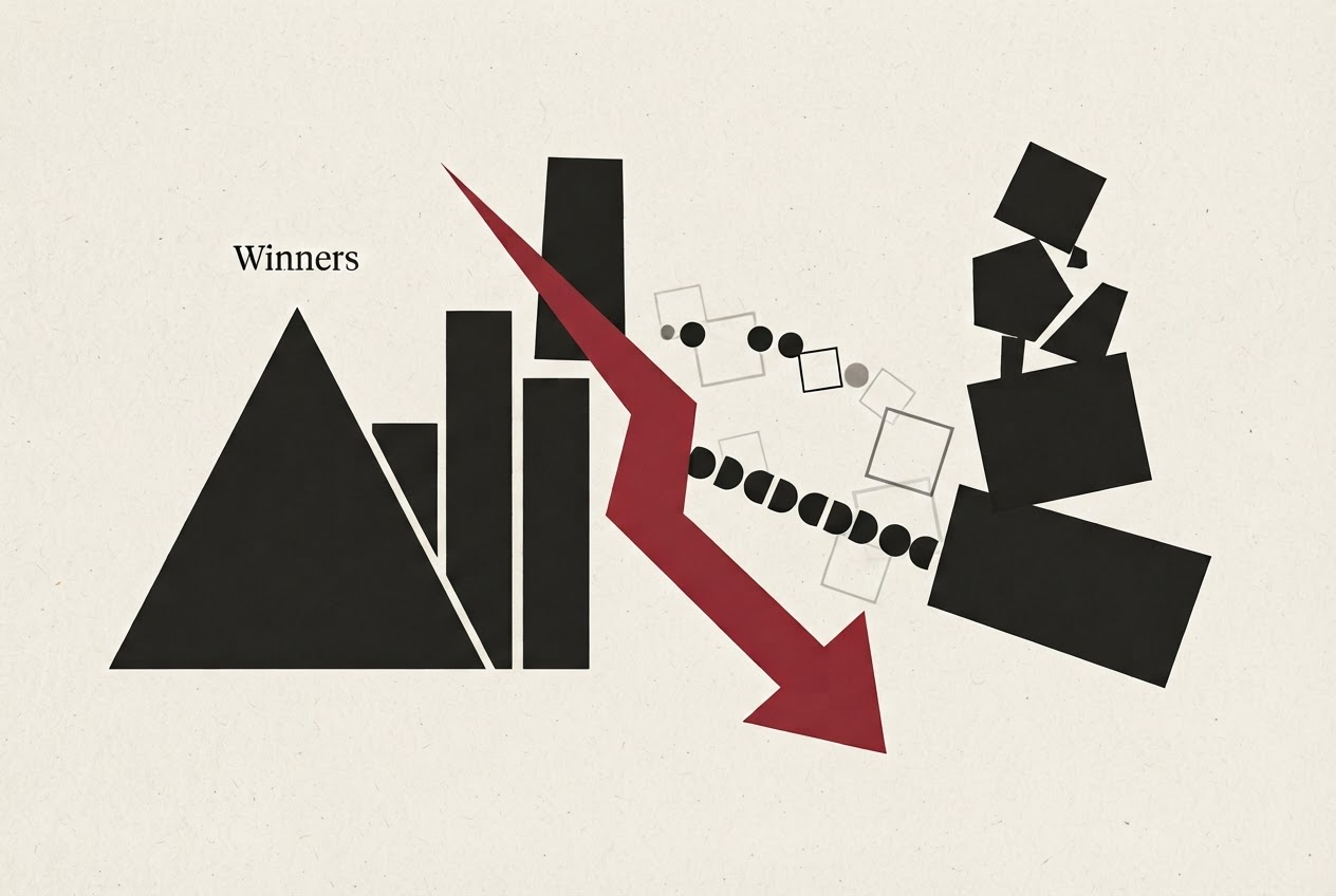 Abstract editorial illustration