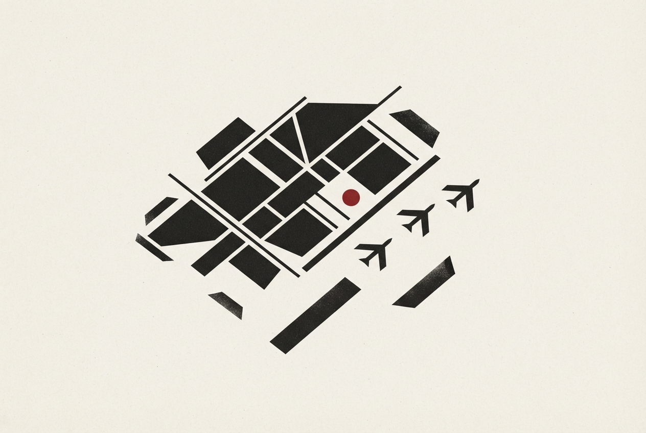 Abstract editorial illustration