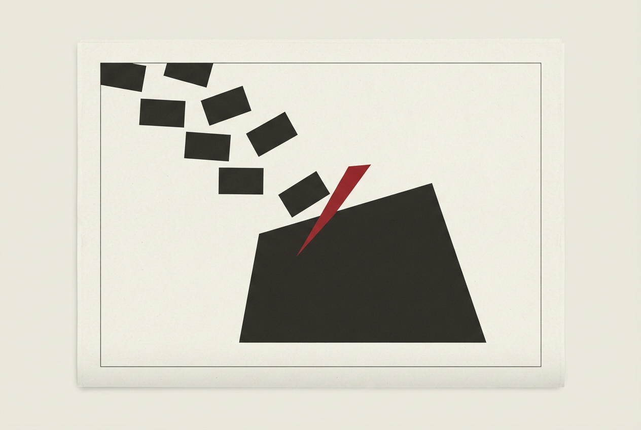 Abstract editorial illustration
