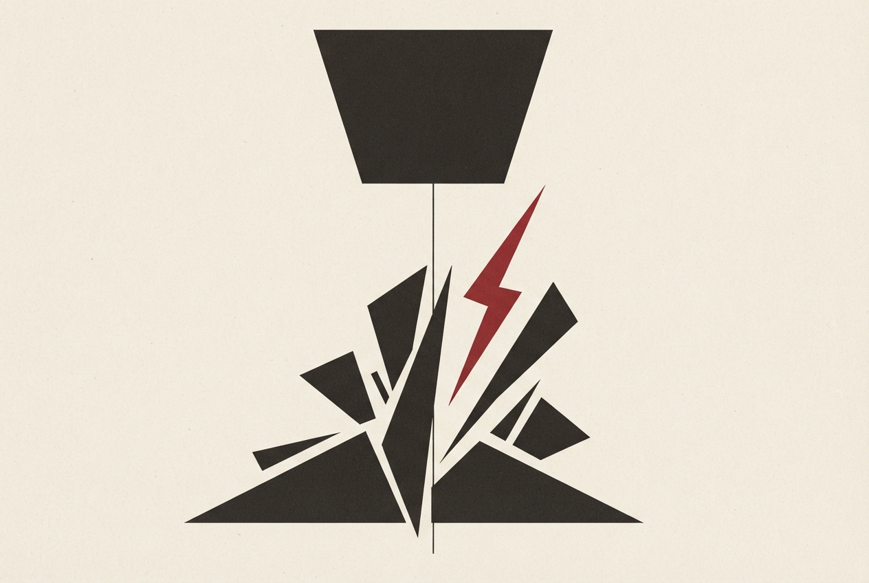 Abstract editorial illustration