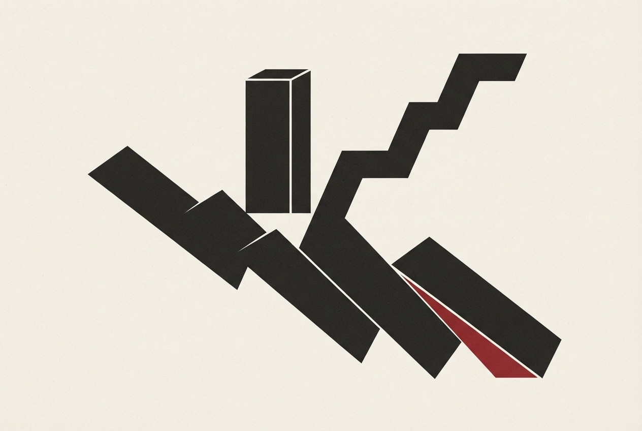 Abstract editorial illustration