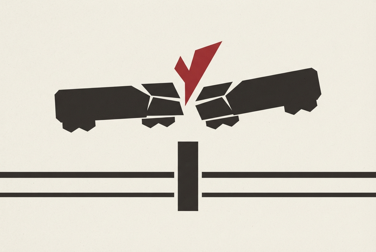 Abstract editorial illustration