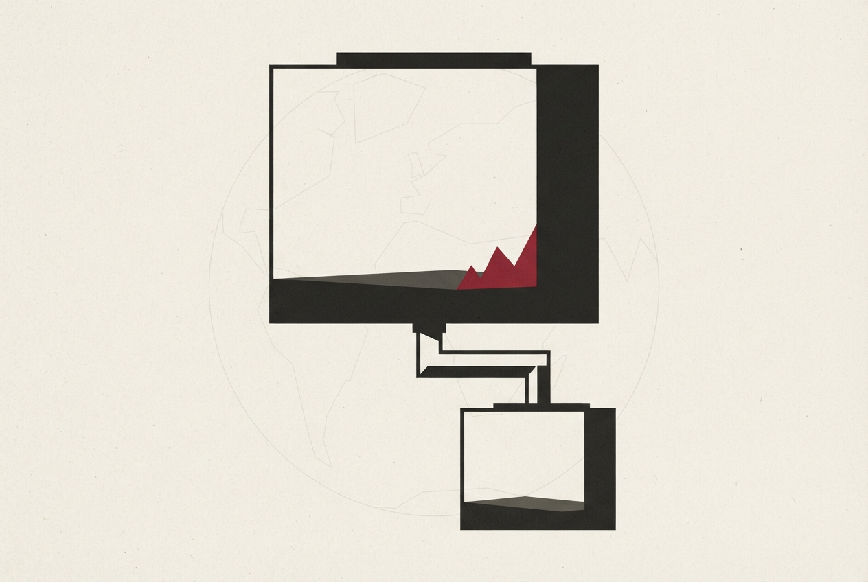 Abstract editorial illustration