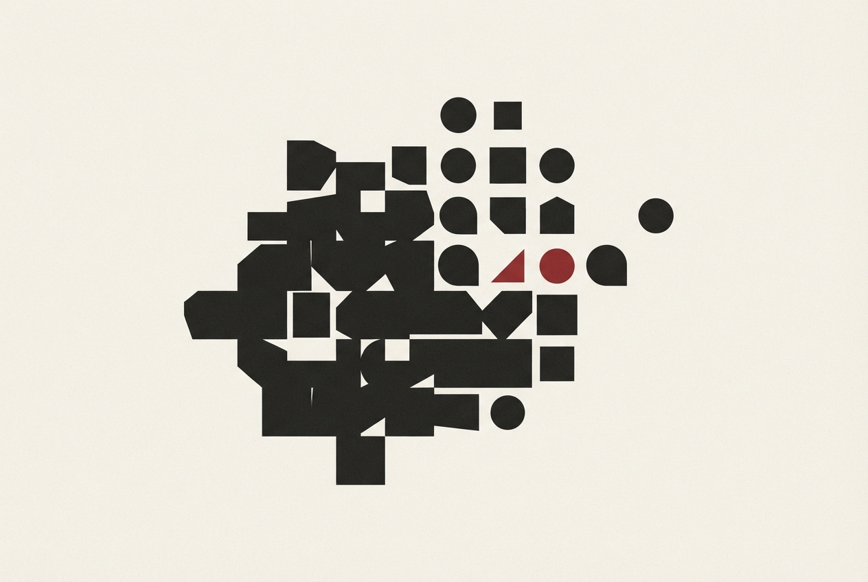 Abstract editorial illustration