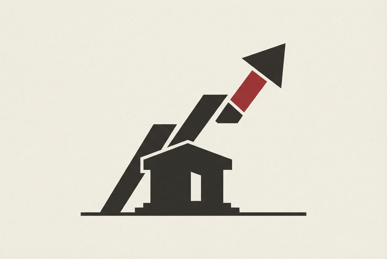 Abstract editorial illustration