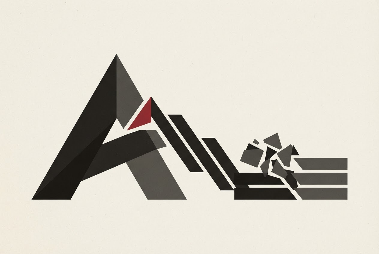 Abstract editorial illustration
