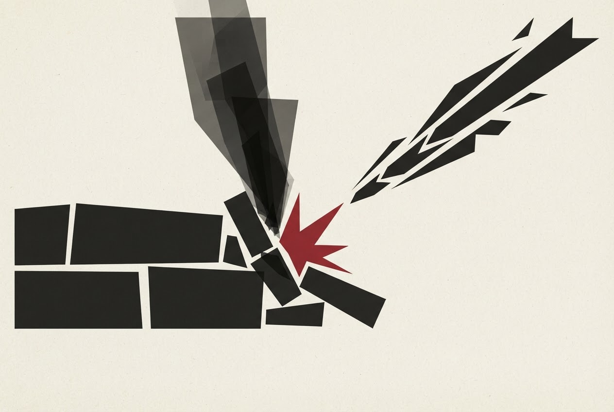 Abstract editorial illustration