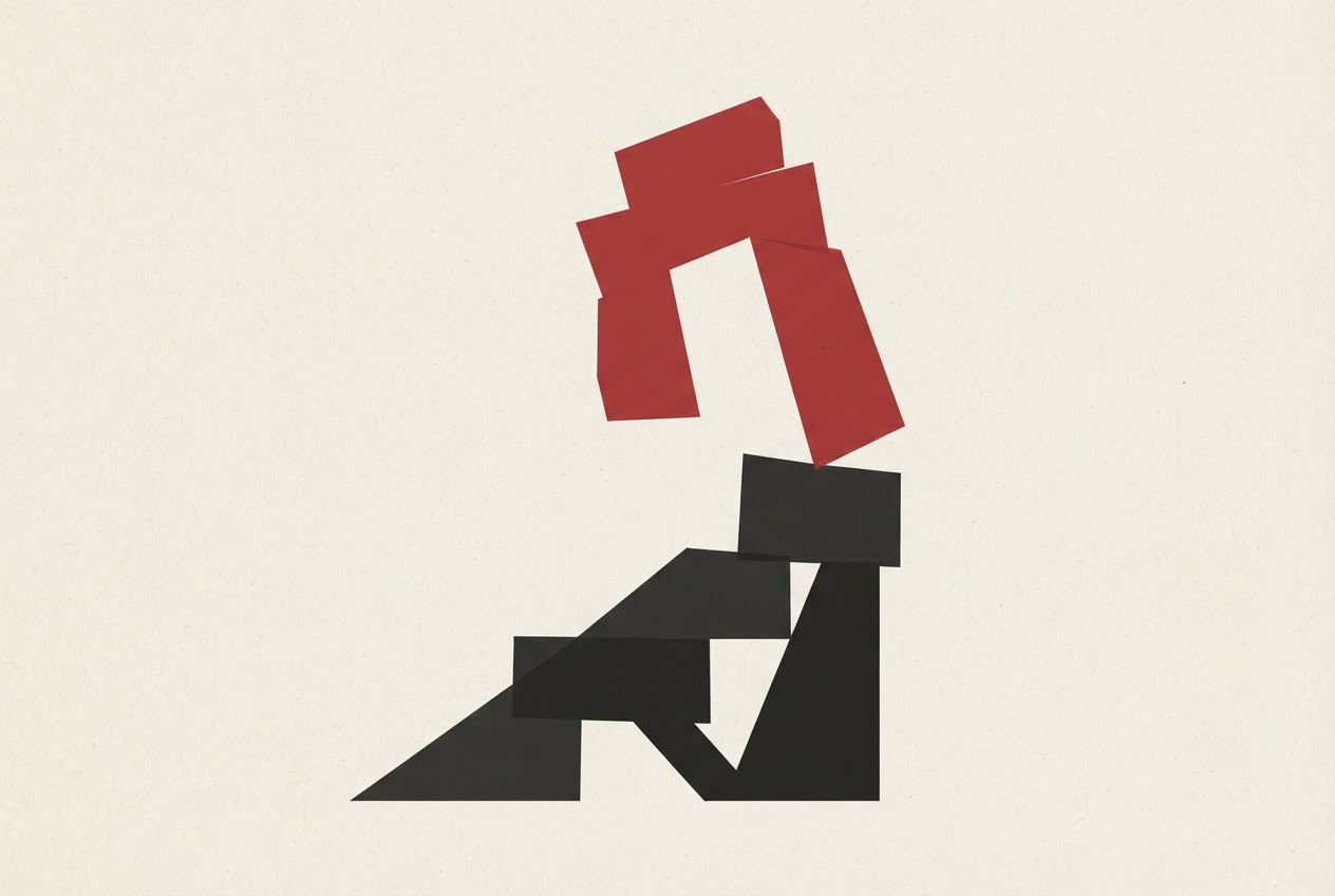 Abstract editorial illustration