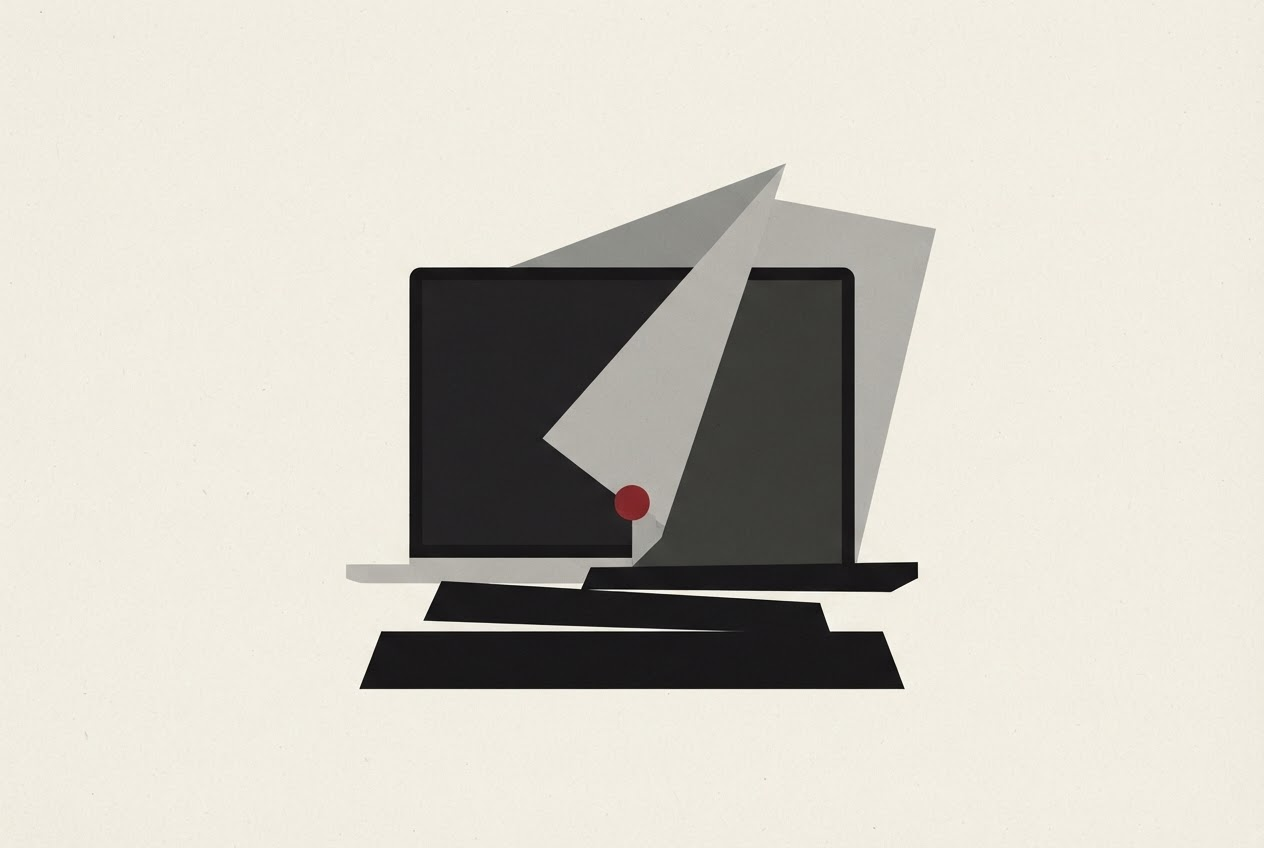 Abstract editorial illustration